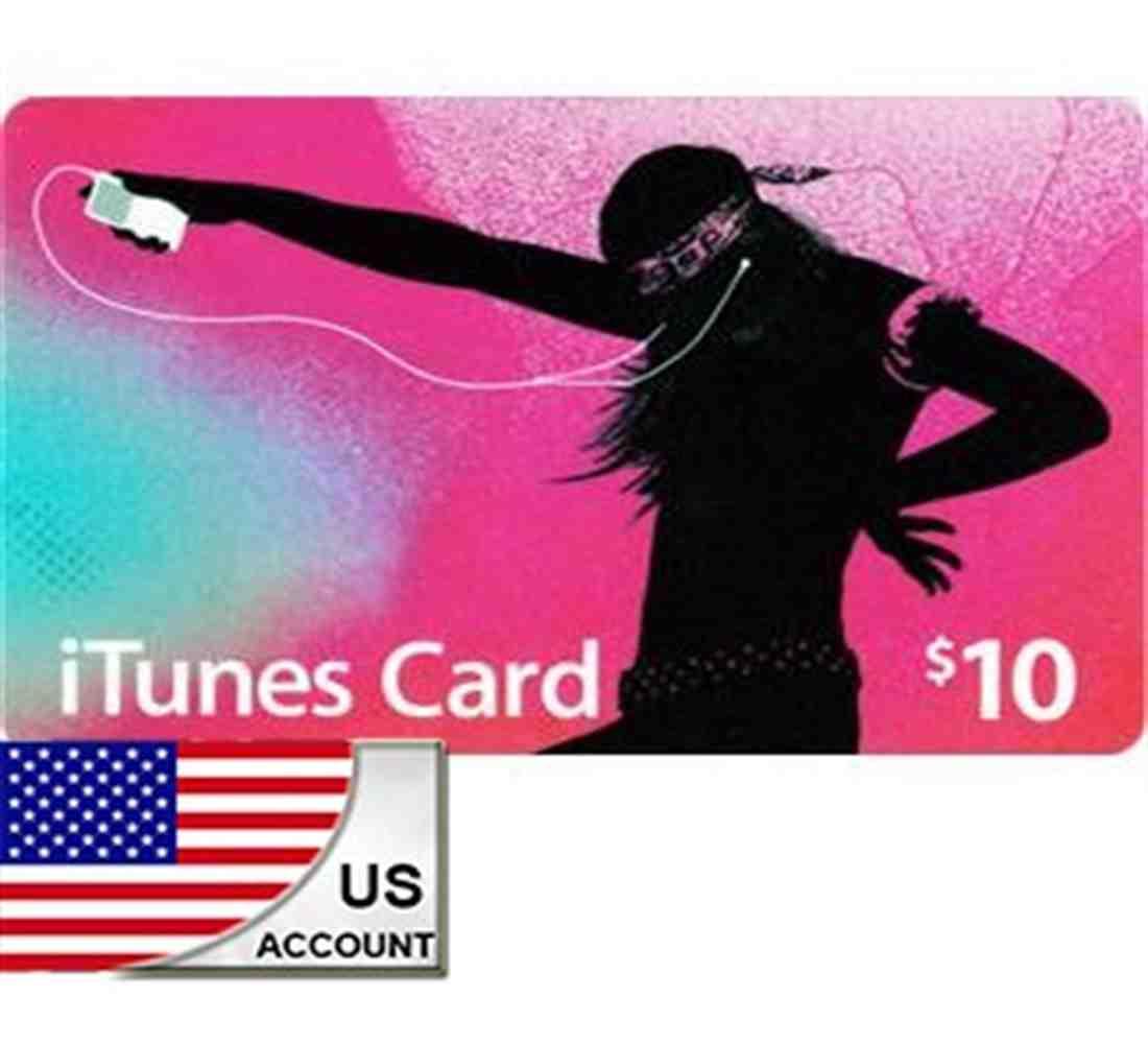ايتونز بطاقة رقمية 10 دولار - الحساب الامريكي