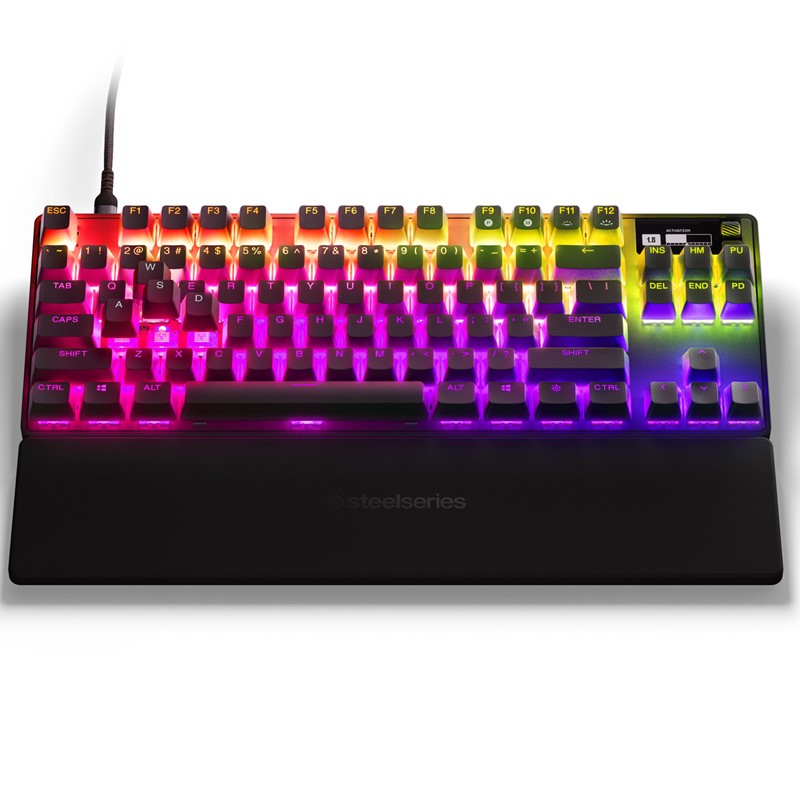 SteelSeries Apex Pro TKL (2023) Wired RGB Mechanical Gaming Keyboard (US Layout) - Black - لوحة مفاتيح