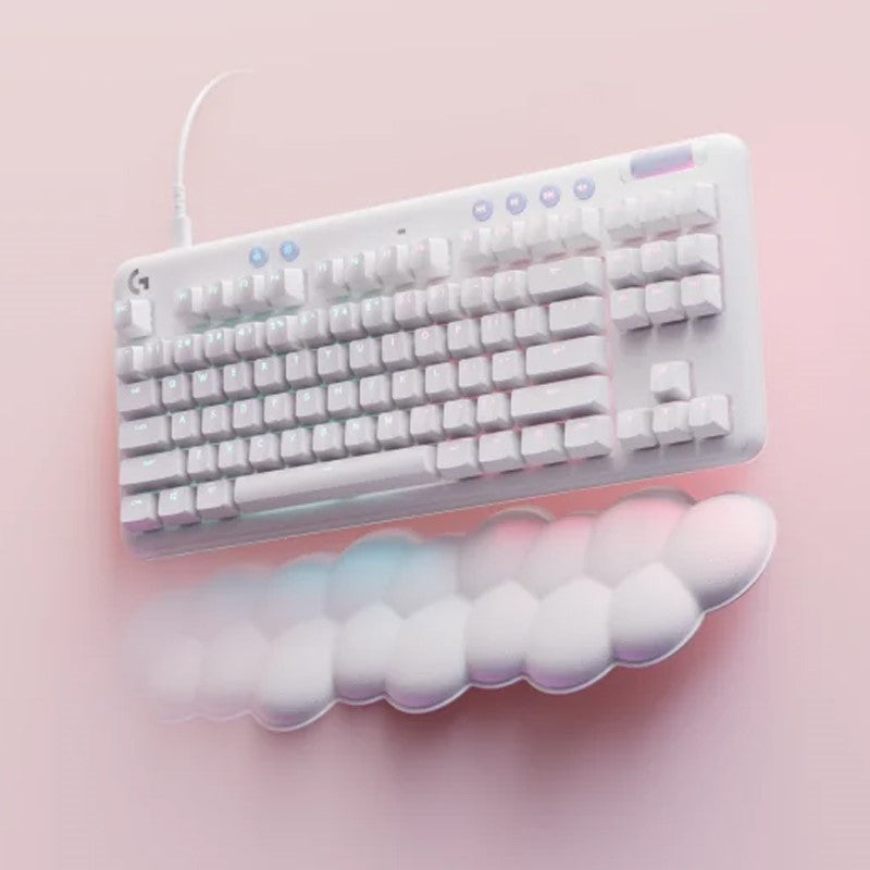 Logitech G713 TKL Tactile Mechanical Gaming Keyboard - Off White | Blink Saudi