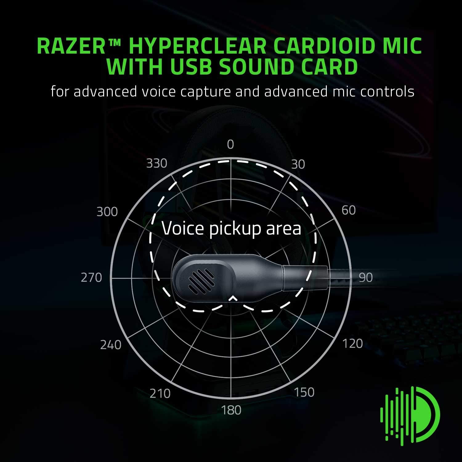 ريزر, سماعة الألعاب ريزر بلاكشارك في 2 إصدار خاص + بطاقة صوتية للميكروفون