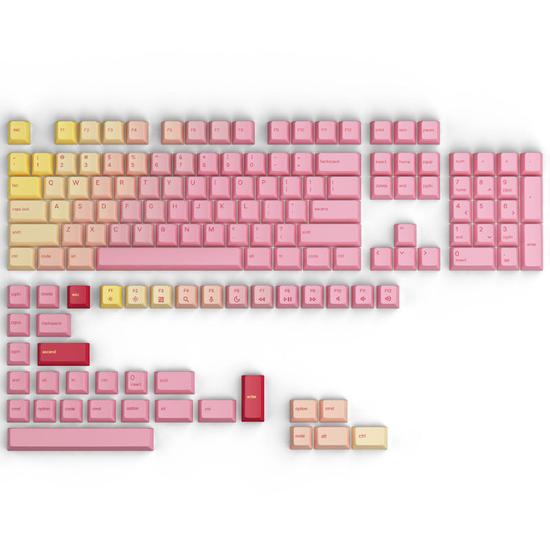 جلوريوس, أغطية لوحة المفاتيح جي بي بي تي -  وردي