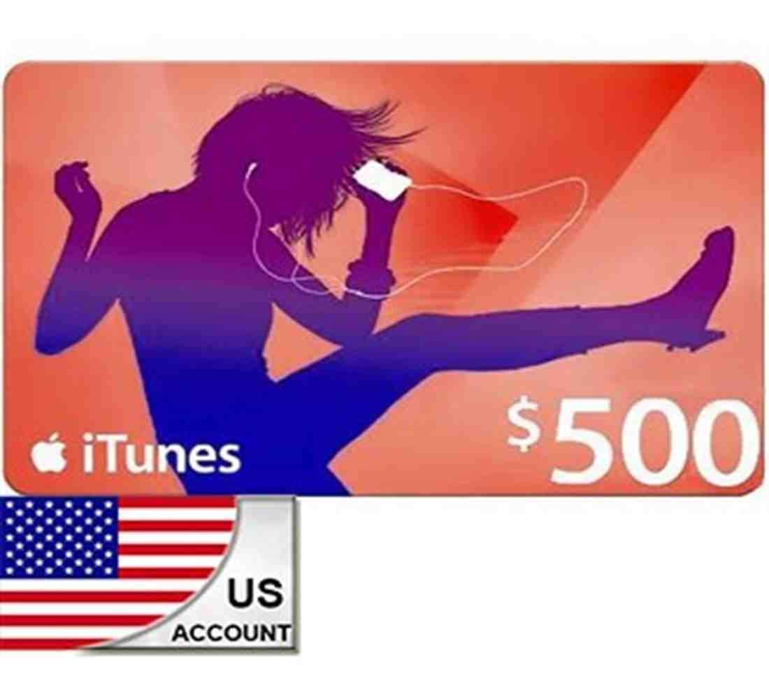 iTunes 500$ US - Email Delivery - Blink Saudi