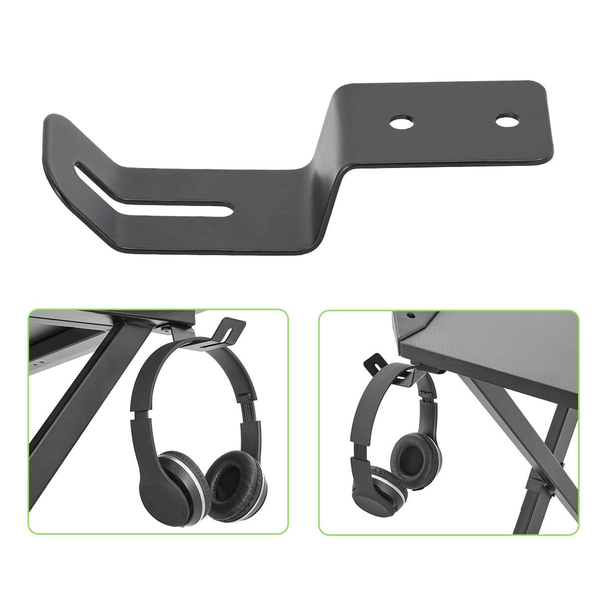 Eureka Ergonomic Gamer's Gear Rack Bundle - Cup Holder, Headset Hook & Controller Rack