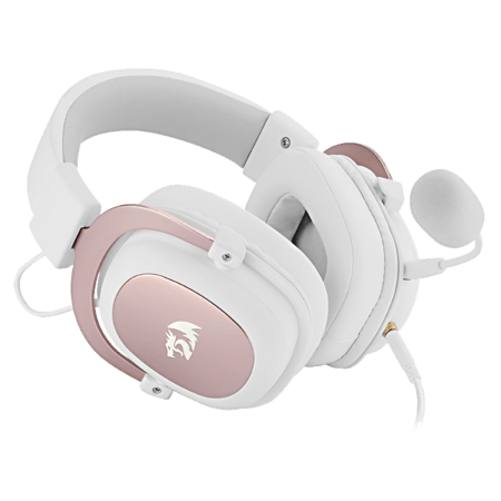 Redragon ZEUS 2 white, Wired headset, w/ adapter