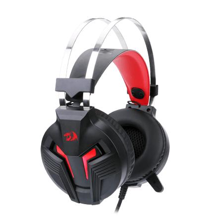 Redragon H112 GAMING HEADSET WITH MICROPHONE FOR PC, WIRED OVER EAR PC GAMING HEADPHONES ,WORKS WITH PC, LAPTOP, TABLET - سماعة
