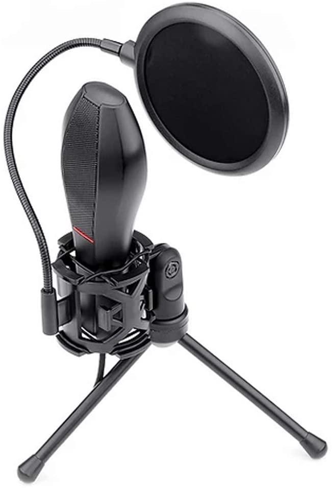 The Redragon Quasar GM200 Omnidirectional USB Condenser Microphone with Tripod & Pop Filter