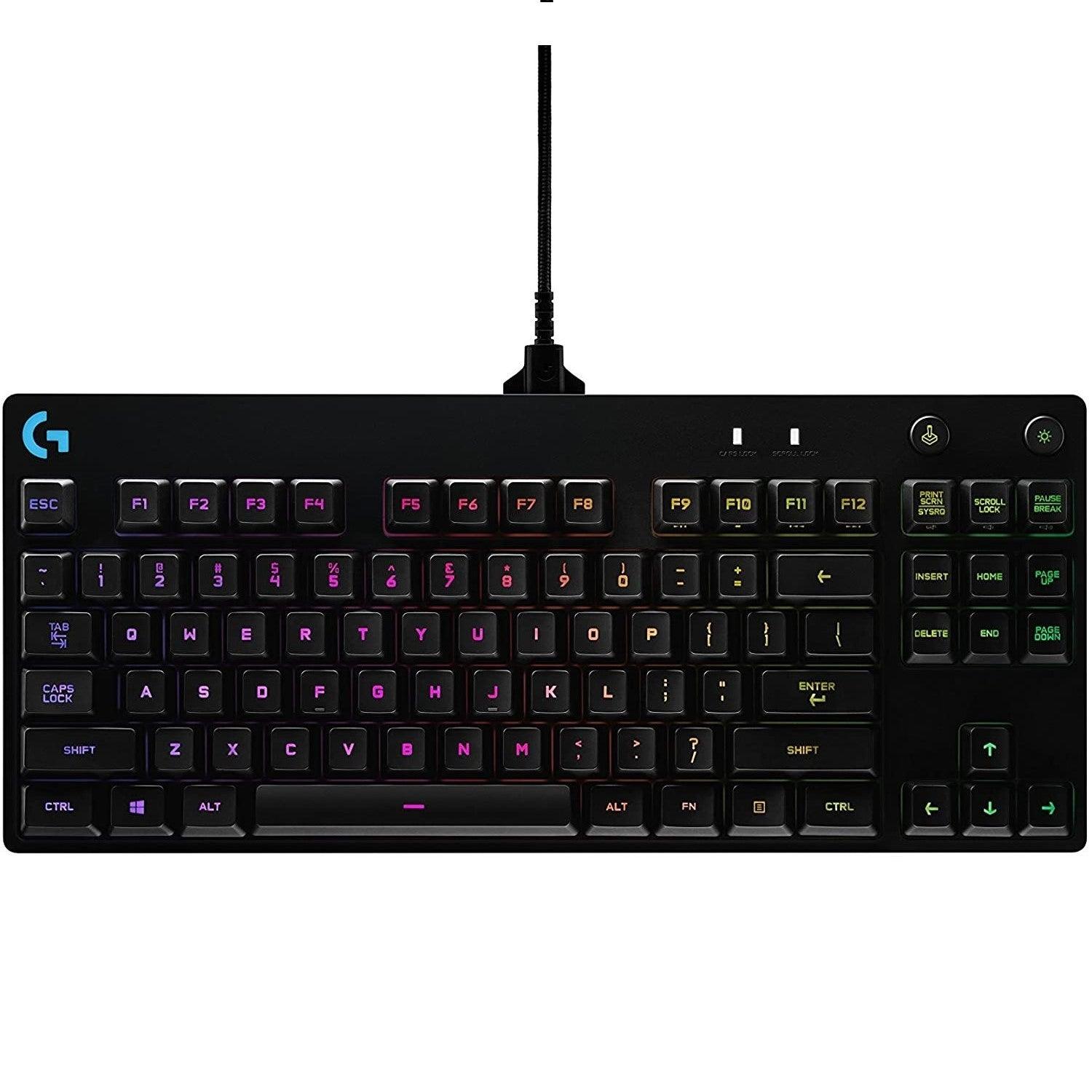 Logitech G PRO Mechanical Gaming Keyboard, Ultra Portable TKL Design, 16.8 Million Color LIGHTSYNC RGB Backlit Keys - Blink SA