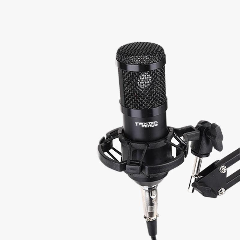Twisted Minds W104 Professional Gaming USB Condenser Microphone - Black - Blink.sa